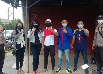 Pemuda Peduli Siantar dan Millenial Gerbang Simalungun Berupaya Cegah Penyebaran Covid-19