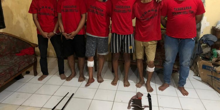 Beraksi di Medan, Dua dari Enam Begal yang Diringkus Polsek Delitua Ditembak Beraksi di Medan, Dua dari Enam Begal yang Diringkus Polsek Delitua Ditembak