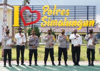 Personel Polres Simalungun  Berprestasi menuju SDM Polri yang Unggul di Era Police 4.0
