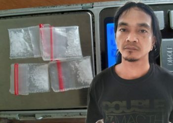Warga Serapuh ini Ditangkap dengan BB 4 Paket Sabu