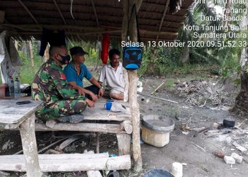 Lakukan Anjangsana ersonel Jajaran Kodim 0208/Asahan Di Ladang Salah Satu Warga Binaannya