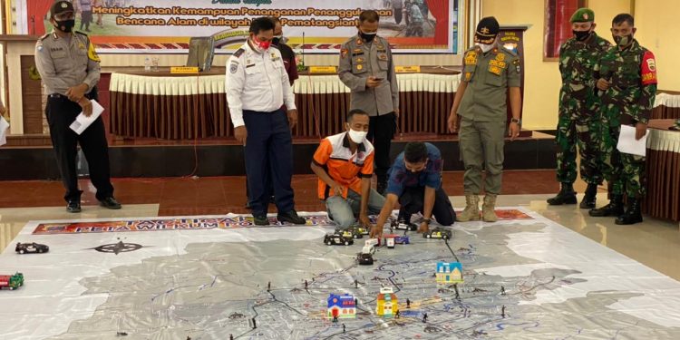 Polres Pematangsiantar Gelar Pelatihan Tactical Floor Game dan Tactical Wall Game