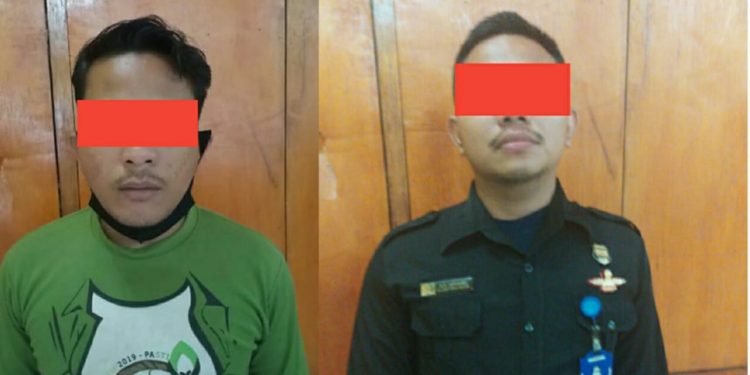 Lempari Masa Unras Dari Atas Gedung, 2 Satpam DPRD Medan Ditangkap Polrestabes Medan