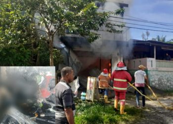 Kebakaran Kedai Kelontong Merenggut 2 Nyawa di Siantar