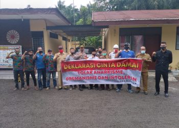 AKBP Agus Waluyo Ajak Elemen Masyarakat Kelurahan Bangun Deklarasi Cinta Damai