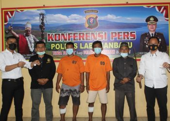 Polres Labuhanbatu Gulung Sindikat Narkoba Man Batak, Dua Tersangka Ditembus Peluru