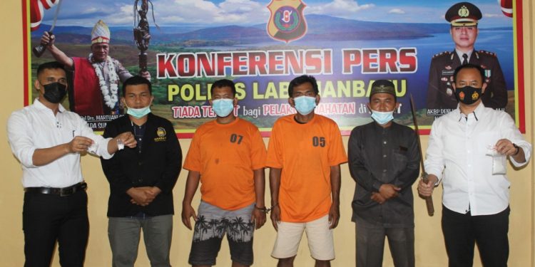 Polres Labuhanbatu Gulung Sindikat Narkoba Man Batak, Dua Tersangka Ditembus Peluru