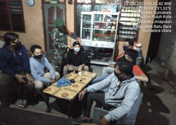 Inergitas TNI-Polri Laksanakan Patroli Penegakan Disipin Protokol Kesehatan Ditempat Keramaian