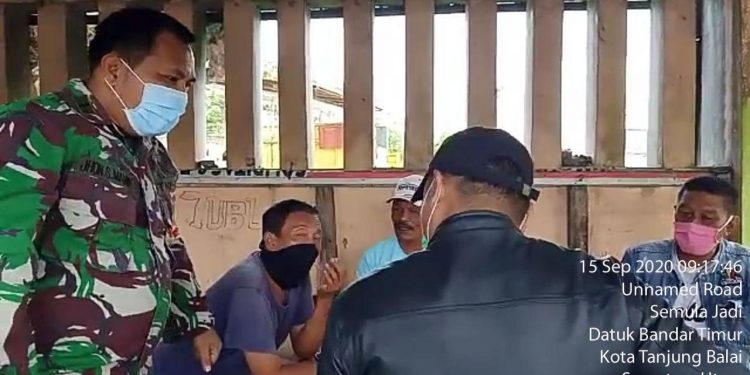 Laksanakan Pendisiplinan Protokol Kesehatan Terhadap Masyarakat Oleh Personel Jajaran Kodim 0208/Asahan