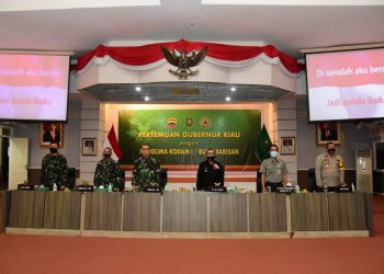 Bahas Ketahanan Pangan, Pangdam I/BB Mayjen TNI Irwansyah Gelar Pertemuan dengan Pemprov Riau
