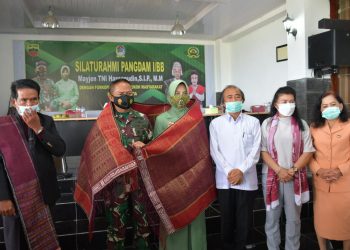 Bangun Kerjasama TNI-Pemerintah, Pangdam I/BB Silahturahmi dengan FKPD Tobasa