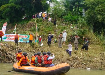 Optimalisasi Penanganan Banjir, Muspida Bogor Susuri Sungai Cileungsi