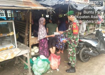 Personel Jajaran Kodim 0208/Asahan Galakkan Sosialisasi Dan Himbauan Protokol Kesehatan Terhadap Warga Binaan