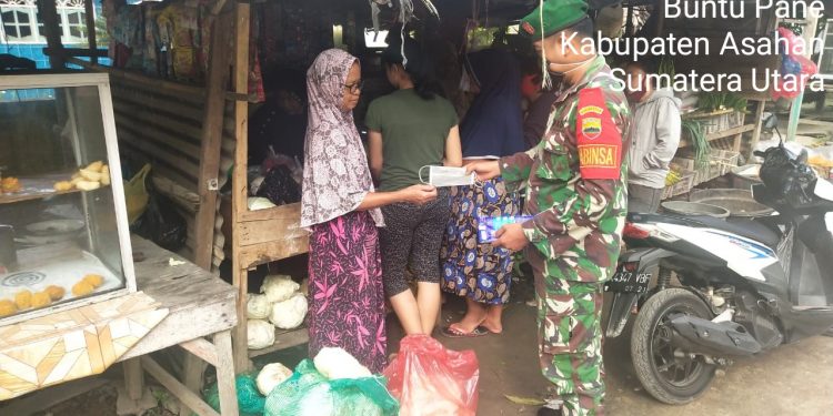 Personel Jajaran Kodim 0208/Asahan Galakkan Sosialisasi Dan Himbauan Protokol Kesehatan Terhadap Warga Binaan