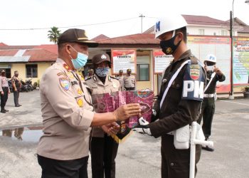 Covid-19 Kian Tak Terkendali, Polres Pematangsiantar Kampanyekan Penggunaan Masker