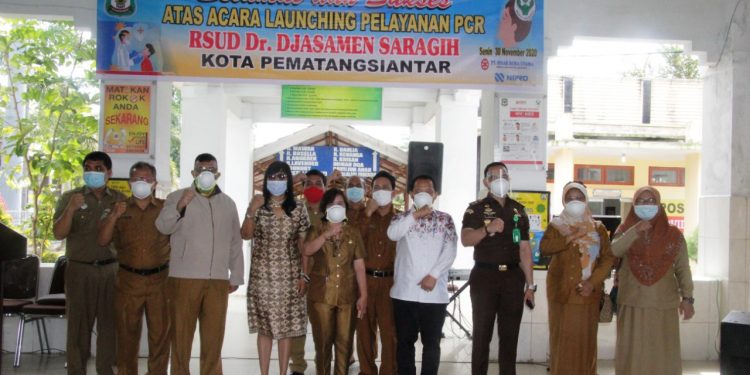 RSUD dr Djasamen Saragih Launching Pelayanan PCR, Tes Covid-19 Cukup Tunggu 4 Jam