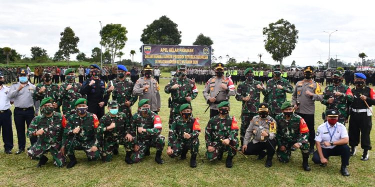 Pangdam I/BB Pimpin Apel Gelar Pasukan Pengamanan VVIP Kunker Presiden RI di Humbahas