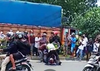 Budi Nasution Meregang Nyawa Digilas Truk di Jalan Lintas Siantar-Medan