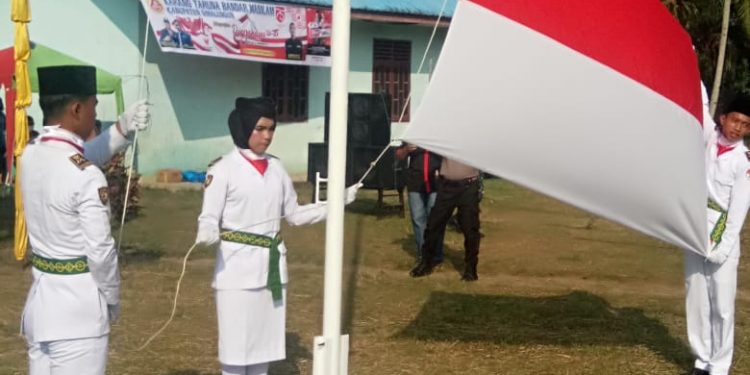 Maknai Hari Kemerdekaan, Kecamatan Bandar Masilam Laksanakan Upacara HUT RI Ke -75