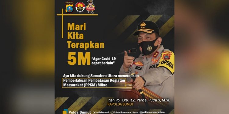 Perketat PPKM Mikro, Kapoldasu Perintahkan 6 Wilayah Zona Hijau Termasuk Siantar dan Simalungun