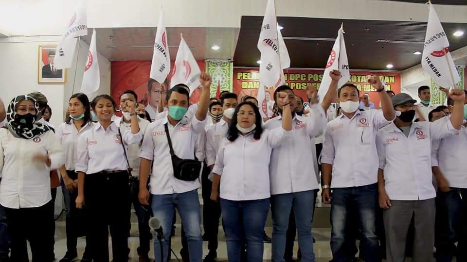 Dukungan untuk Bobby-Aulia Dideklarasikan di Pelantikan DPC Pospera Kota Medan