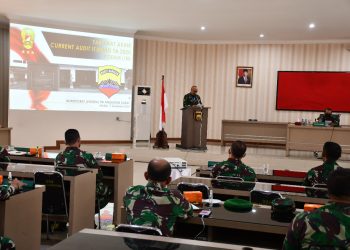 Kasdam I/BB Pimpin Taklimat Akhir Wasrik Current Audit Itjenad Tahun 2020