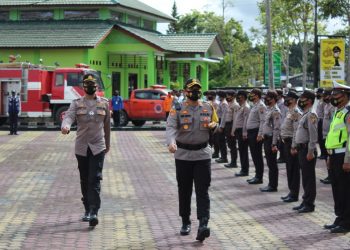 Siap Amankan Natal dan Tahun Baru di Humbahas, AKBP Ronny Nicolas Sidabutar Pimpin Gelar Pasukan Operasi Lilin Toba 2020