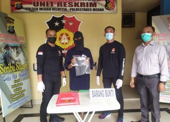 Antar Antena TV, Malah Tergiur Mencuri. Pelaku Diciduk Polsek Helvetia