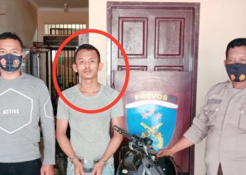 Jambret Sial, Tertangkap Usai Beraksi karena Rantai Sepedamotornya Putus