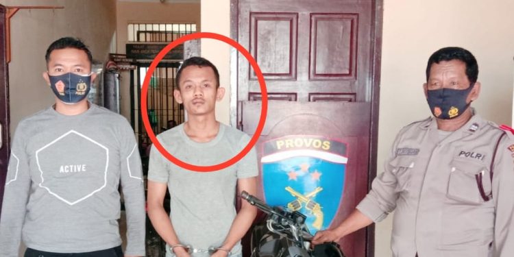 Jambret Sial, Tertangkap Usai Beraksi karena Rantai Sepedamotornya Putus
