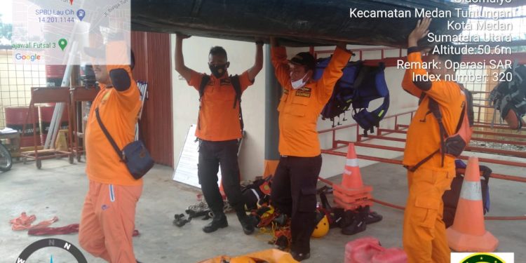Lompat dari Jembatan, Anak Medan Marelan Hanyut Terbawa Arus Sungai