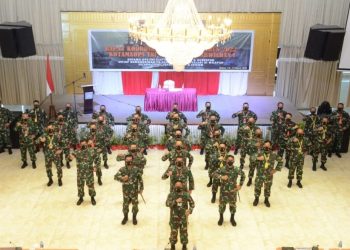Pangdam I/BB Pimpin Rapat koordinasi Rentinkon TA. 2022 Kotamaops TNI Wilayah Kogabwilhan I