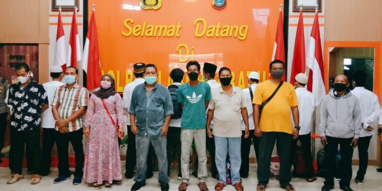 Polres Labuhanbatu Kirim 8 Pria dan Seorang Wanita Pecandu Narkoba ke Rehabilitasi