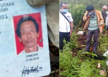 Olmer Silitonga Diduga Dibunuh, Tengkorak Kepalanya Ditemukan Sutiromlah Lumban Gaol, Pencari Kayu Di Samosir