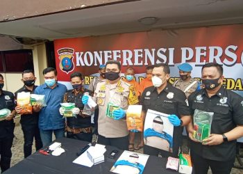 7 Kg Sabu Dalam Kemasan Teh Gagal Beredar di Medan, 1 dari 3 Tersangka Tewas Ditembak
