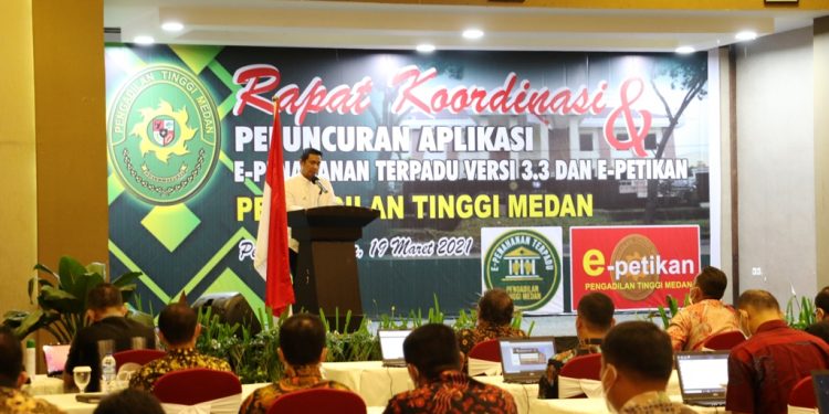 Hefriansyah Sampaikan Terima Kasih, Aplikasi E-Penahan Terpadu V3.3 dan E-Petikan PT Medan Diluncurkan di Siantar