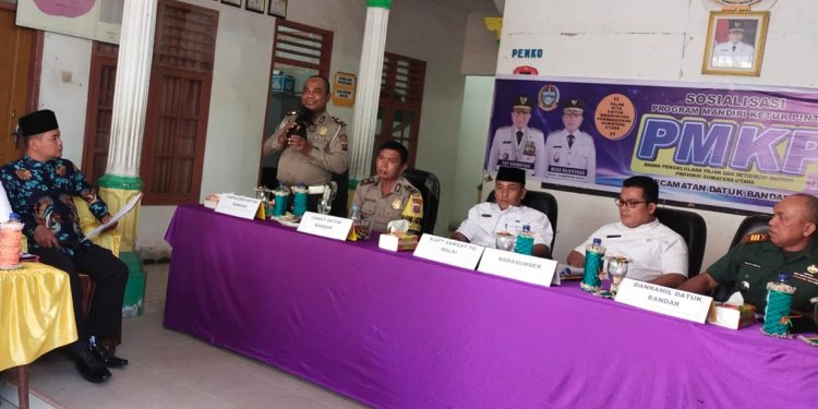 Satlantas Polres Tanjungbalai Bersama Badan Pengelolaan Pajak dan Restribusi Daerah Provinsi Sumatera Utara  Sosialisasikan Program Mandiri Ketuk Pintu (PMKP)