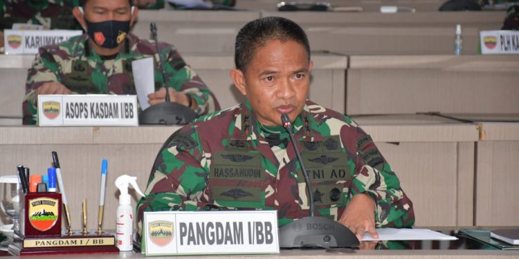 Pangdam I/BB Paparkan Strategi Menangkal Isu Negatif Vaksinasi Covid-19 di Wilayah
