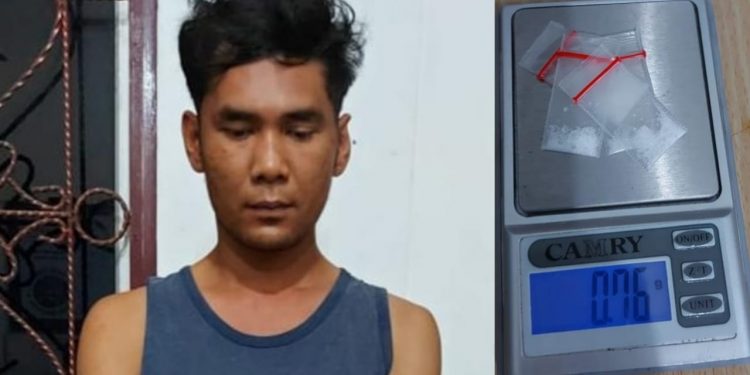 Congek Ditangkap Edarkan Sabu di Sekitar Rumahnya