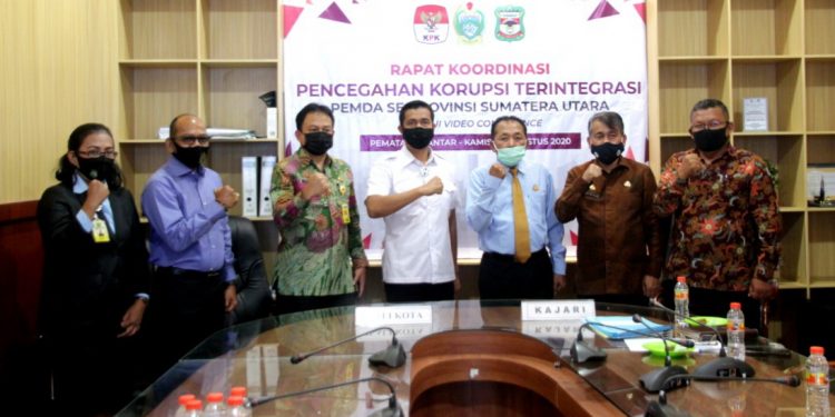 Walikota Siantar Rapat Koordinasi Bersama Ketua KPK