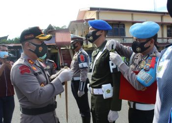 Sambut Natal dan Tahun Baru, Polres Pematangsiantar Gelar Apel Operasi Lilin Toba 2020