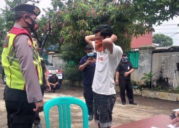 Polsek Cibinong Gelar Ops Yustisi Cegah Penyeberan Covid -19