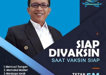 Rektor Universitas HKBP Nommensen Pematangsiantar Siap Divaksin