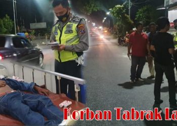 Erikson Saragih Ditabrak Lari di Depan Warkop Humatob Siantar