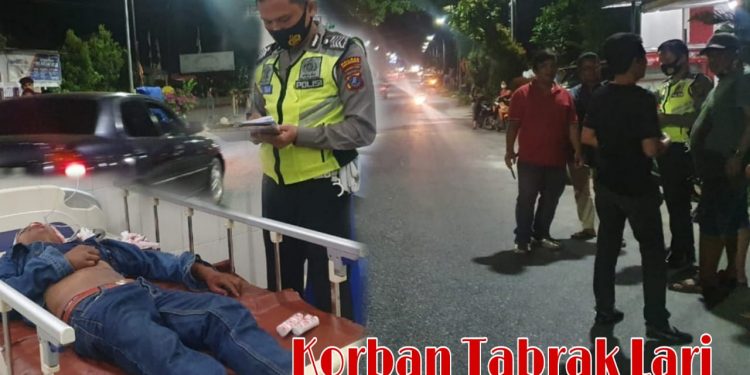Erikson Saragih Ditabrak Lari di Depan Warkop Humatob Siantar