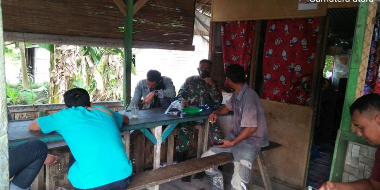Wabah Covid-19 Membuat Personel Jajaran Kodim 0208/Asahan Giatkan omunikasi Sosial Dengan Warga Binaan
