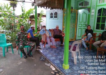 Melayat Satu Tokoh Agama Yang Merupakan Salah Satu Warga Binaannya Personel Jajaran Kodim 0208/Asahan