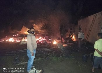 Tiga Rumah Warga Bermarga Pasaribu di Taput Dilalap Api Saat Pemilik Tertidur Lelap