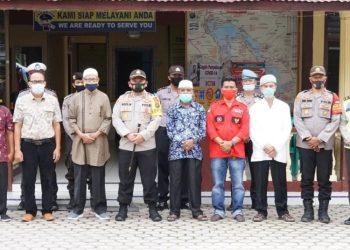 Kapolres Simalungun Bersama Sejumlah Elemen Masyarakat Parapat Deklarasi Cinta Damai