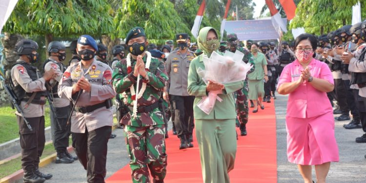 Pangdam I/BB Mayjen TNI Hassanudin Silaturahmi ke Batalyon A Pelopor Brimob Binjai